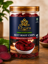 Elvvora Beetroot Chips | Healthy Roasted Vegetable Chips | Gluten-Free | GMO-Free | Trans Fat-Free | No Palm Oil view 1