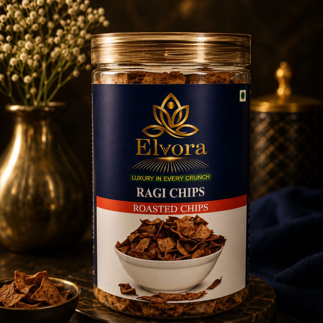 Ragi Chips | Healthy Crunchy Millet Snack | Gluten-Free, GMO-Free, Trans Fat-Free & No Palm Oil