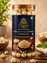 Himalayan Salt and Pepper Makhana (Fox Nuts) – Classic, Light, Crunchy Snack view 1