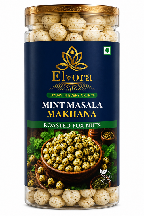 Mint Masala Makhana – Healthy Roasted Fox Nuts Snack