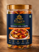 Mix Vegetable Chips | Healthy Crunchy Snack | Gluten-Free, Trans Fat-Free, GMO-Free | Light & Crispy Veggie Chips | Tea Time & Guilt-Free Snacking view 1