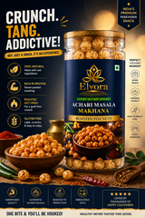 Roasted Achari Makhana – Crunchy Pickle-Flavored Fox Nuts Snack view 2
