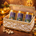 Royal Treat Hamper – Premium Makhana Gift Box with 5 Flavours (70g Each) | Healthy Superfood Snack Collection | Luxury Gift Hamper